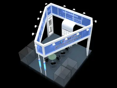 Exhibition - Area - 6X6-3DMAX2009-37 3D model