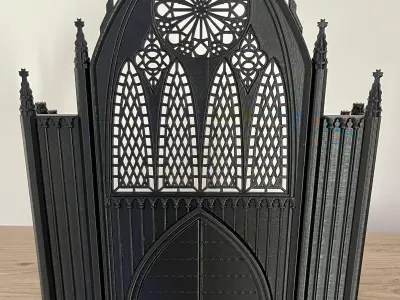 Gothic Cathedral Necklace Display Commercial 3D print model