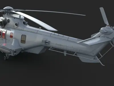Eurocopter EC 725 Caracal 3ds max Vray 3D model