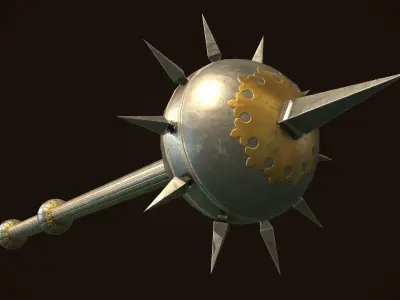 Mace 14 Low-poly 3D model