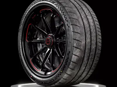 MICHELIN Pilot Sport CUP 2 285 30 ZR20 3D model