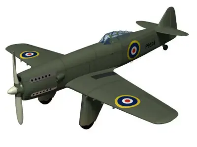 Martin Baker MB2 3D model