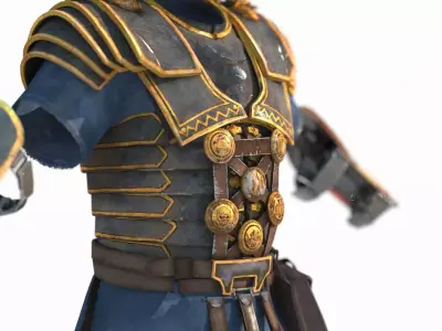 Marshal s armor during the Roman era 3D model