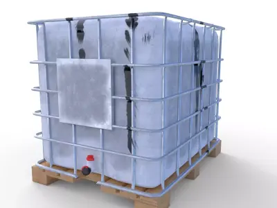 IBC Container 5 Low-poly 3D model