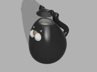 Watering cat 3D print model