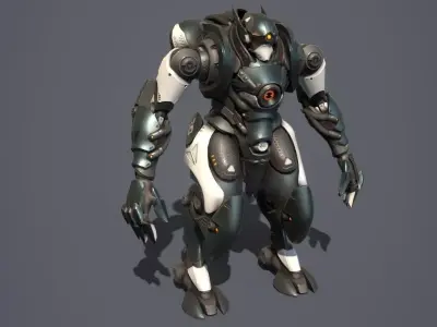 Avalon Suit Low-poly 3D model