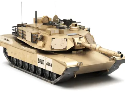 Military army collection Low-poly 3D model