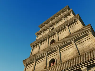 Dayan Pagoda 3D model