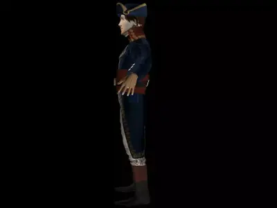 british soldier Low-poly 3D model