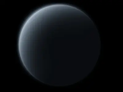 Planet Proxima Centauri B 3D model