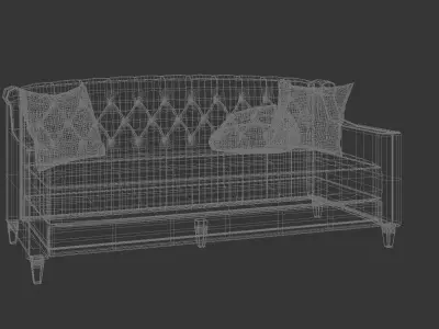 Classic sofa Free 3D model order