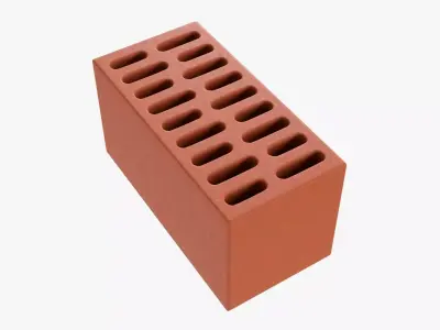 Clay brick type 04 3D model