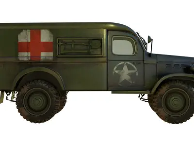 Dodge WC-54 3D model