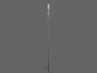 PBR Spear V1a Low-poly 3D model