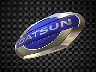 datsun logo 3D model