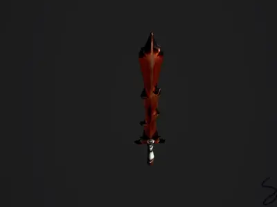 ShuStone Sword Free low-poly 3D model