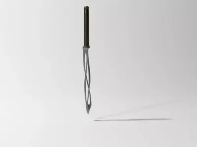 Dagger knife Free 3D model