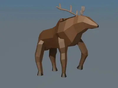 Spring Animal Pack Free low-poly 3D model