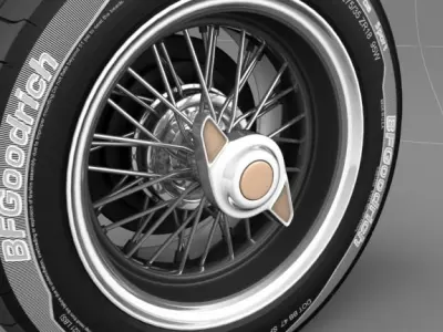 Wheel Daytona 3D model