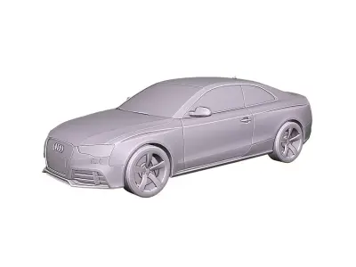 Audi RS5 Car Detailed Luxury Sports 3D Print Model 3D print model