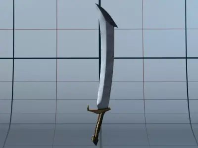 Sword 4 PBR 3D model