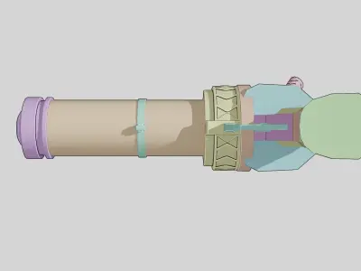 Jinx Shoker Low-poly 3D model