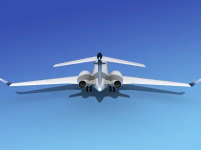 Global Express XRS V05 3D model