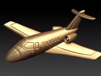 Boing 747 plane Model 3D print model