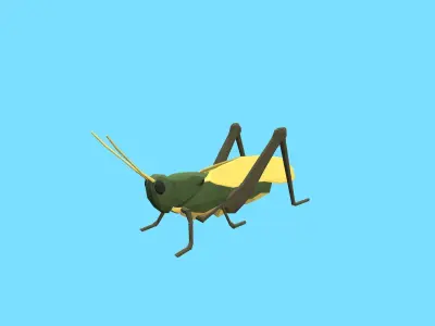 9t5 Low Poly Insects 2 Low-poly 3D model
