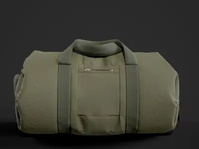 Duffle bag Low-poly 3D model