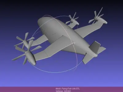 Flying Fish Free 3D model