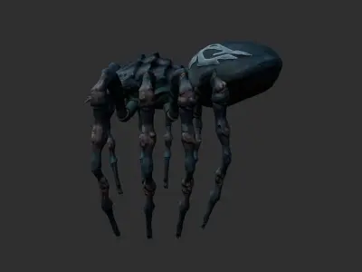 Giant Spider Low-poly 3D model