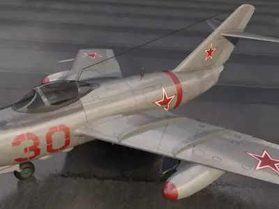 Mikoyan-Gurevich MIG-15 Fagot 3D model