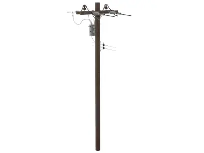 Utility Pole 3D model order