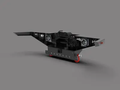 Generic Metal Bumper 3D model