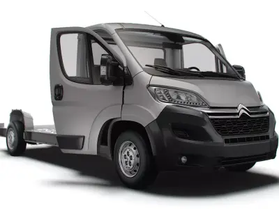 Citroen Jumper 3540 L4 PlatformCab HQInterior 2023 3D model