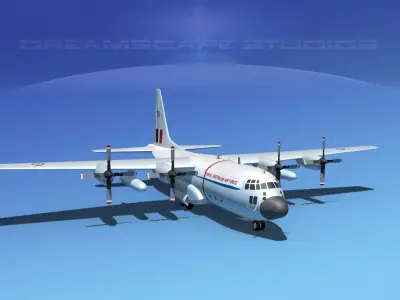 Lockheed C-130 Hercules RAAF 3D model