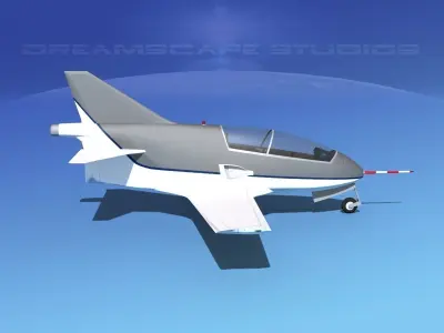 Bede BD-5J Microjet  V08 3D model