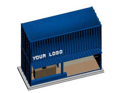 Container Shop 3D model