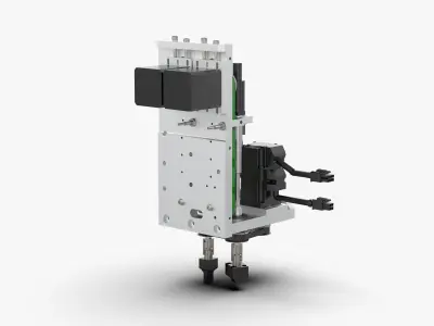 Automatic Swing Angle and Lifting Nozzle Machine 3D model