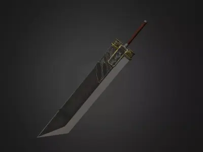 Buster Sword Final Fantasy 7 STL 3D Print Files 3D print model