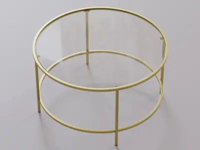 Decorative Glass Coffee Table Free 3D model