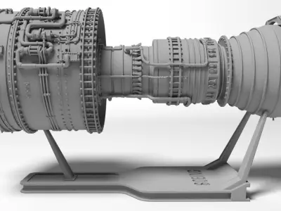 jet engine boeing for Print 3D print model