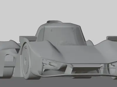 Le Mans Hyper Car Concept Free 3D model