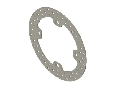 Brake disc TRW MST201 3D model