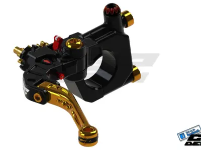 PINKI clutch leverdesigned by paX 3D model