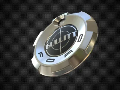 bullitt logo 3D model