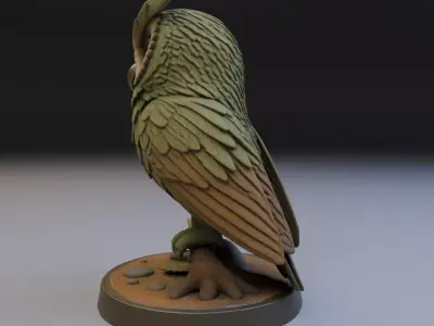 owl of wisdom 3D print model