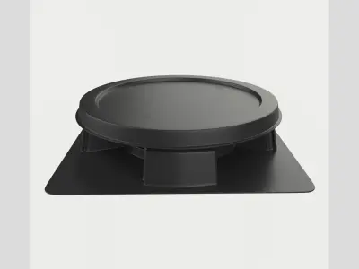 Cockroach Trap Bait Plastic Low High Poly 3D model