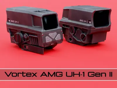 Vortex AMG UH-1 Gen II Holographic Sight Low-poly 3D model